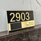 Custom Door Number Signs Modern Street Sign With LED Light & RC