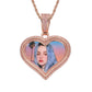18K Gold Plated Heart Pendant - Iced Out Custom Necklace
