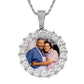 3D Circle Custom Picture Pendant