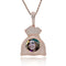 Money Bag Custom Pendant Memory Medallion Chain Necklace for Men Hip Hop Pendant