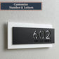 Customized 3D Cut House Number Street Address Family Name Letter for Home