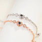 Personalized Projection Photo Bracelet-Heart Pendant
