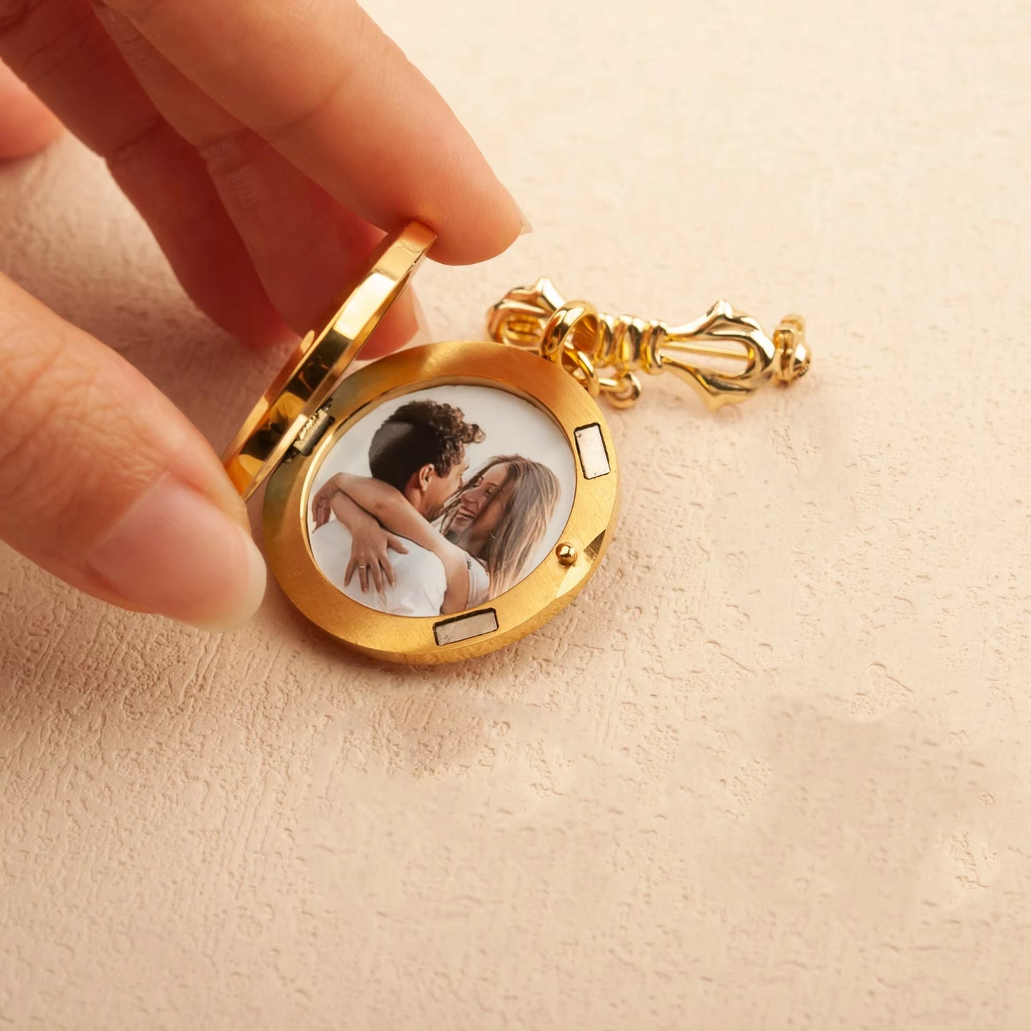 Personalized Gift for Bride Wedding Bouquet Charm Custom Photos Bridal Bouquet
