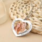 Personalized Photo Necklaces Custom Name Necklace Heart Pendant Chain Jewelry for For Lovers