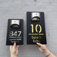 Customized Solar Exterior House Numbers With Motion Sensor Solar House Number