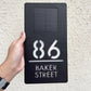 Solar Outdoor House Number 3D Laser Cut Acrylic House Name Plate Address Door Sign