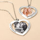 Personalized Photo Necklaces Custom Name Necklace Heart Pendant Chain Jewelry for For Lovers