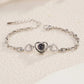 Personalized Projection Photo Bracelet-Heart Pendant