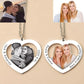Personalized Photo Necklaces Custom Name Necklace Heart Pendant Chain Jewelry for For Lovers