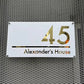 Personalized Exterior House Number Sign 3D Floating Residencial House Number
