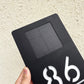 Solar Outdoor House Number 3D Laser Cut Acrylic House Name Plate Address Door Sign