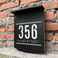 Personalized Outdoor Street Name Solar House Number Sign