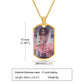 Men Personalize Engrave Name Custom The Photo of Family Pendant Necklaces
