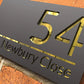 Custom 3D Floating House Number Outdoor Laser Cut Acrylic Matte Modern Door Sign