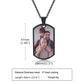 Men Personalize Engrave Name Custom The Photo of Family Pendant Necklaces