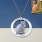 Personalized Pet Picture Necklace Custom Portrait Your Dog Pets Photo Necklace
