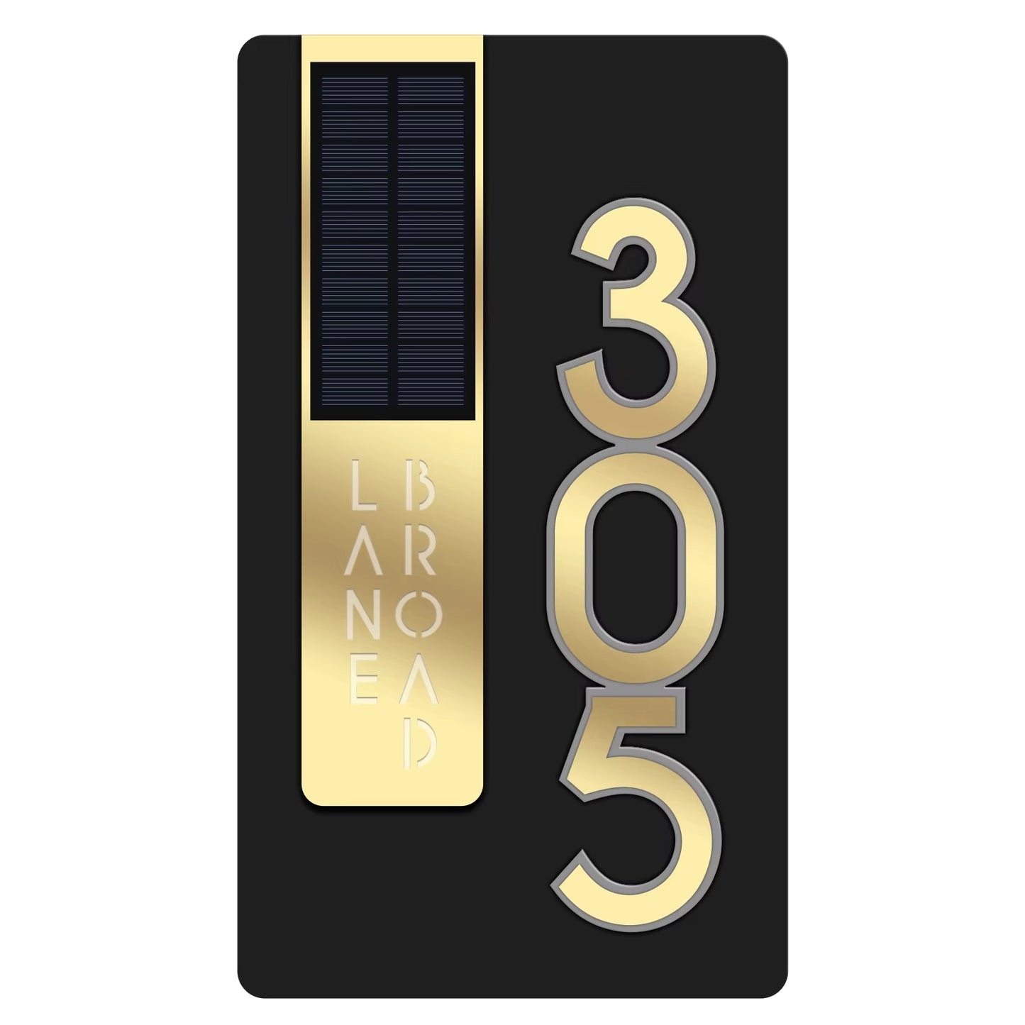 Custom Door Number Signs Modern Street Sign With LED Light & RC