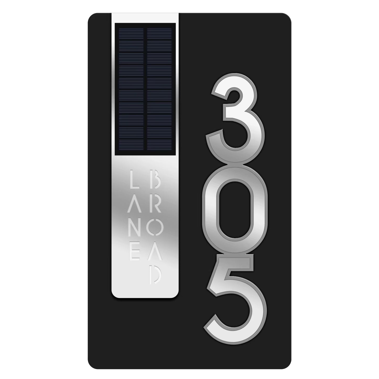 Custom Door Number Signs Modern Street Sign With LED Light & RC