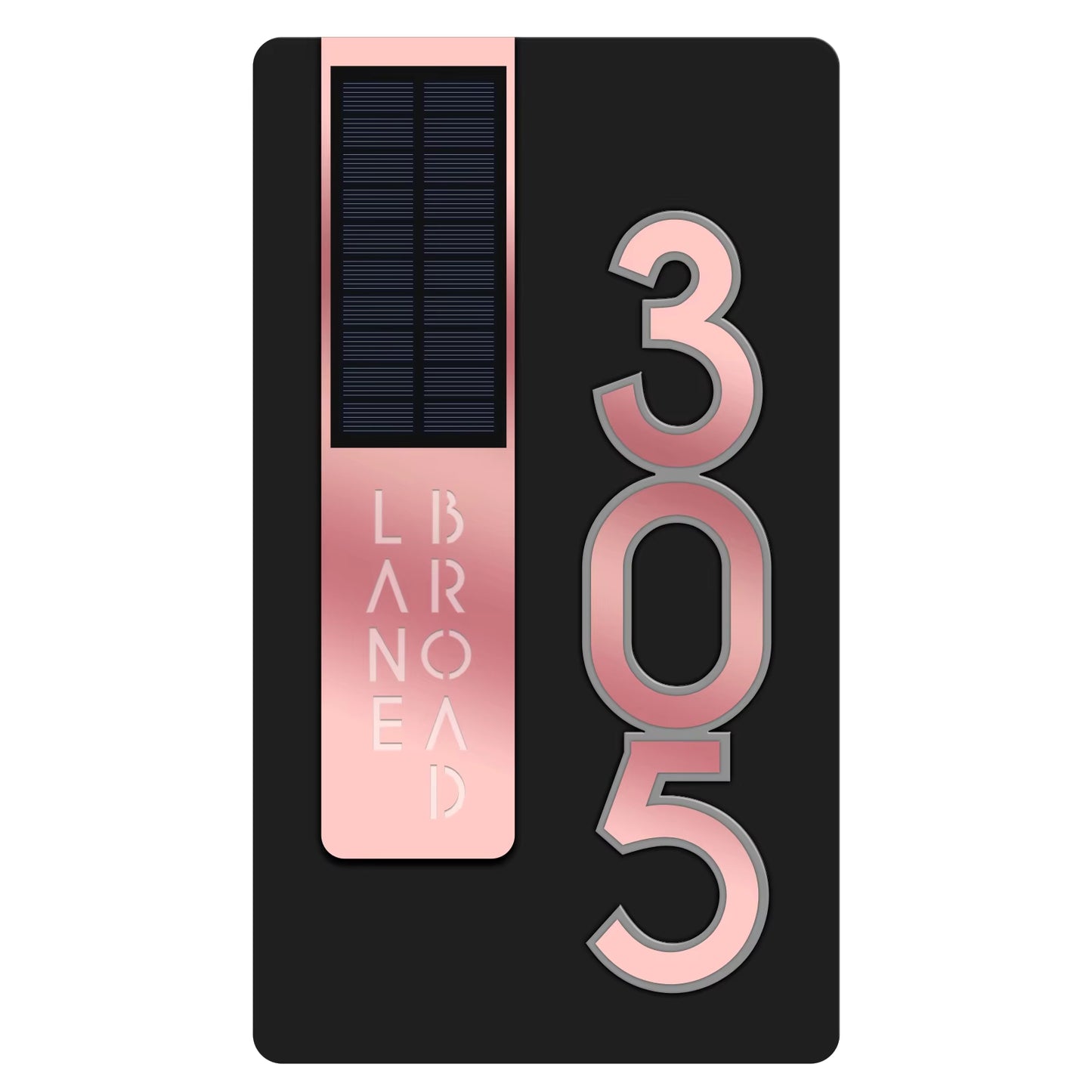 Custom Door Number Signs Modern Street Sign With LED Light & RC