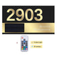 Custom Door Number Signs Modern Street Sign With LED Light & RC