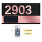 Custom Door Number Signs Modern Street Sign With LED Light & RC