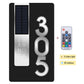 Custom Door Number Signs Modern Street Sign With LED Light & RC
