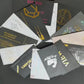 Customized logo,Gold foil business card,name cards,gold card,hot stamping logo,Printed cards,thank you card,300g