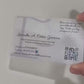 100PCS Custom Transparent PVC Business Card Colorful Printing Personalized LOGO Text Thank You Card Free DESIGN 0.38mm