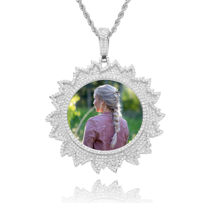 Custom Iced Out Photo Pendant