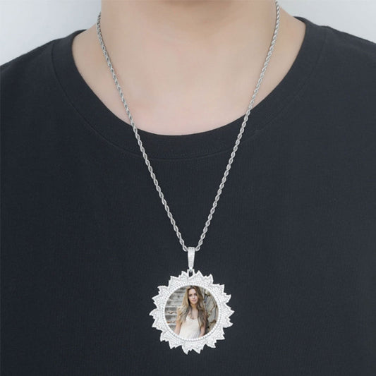 Custom Iced Out Photo Pendant