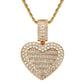 Personalized Copper Love Heart Locket Necklace with Photo