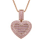 Personalized Copper Love Heart Locket Necklace with Photo
